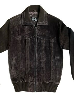 Chartwell ~ Vintage (1970’s) ~ Men’s Medium ~ Brown Genuine Suede Leather Jacket